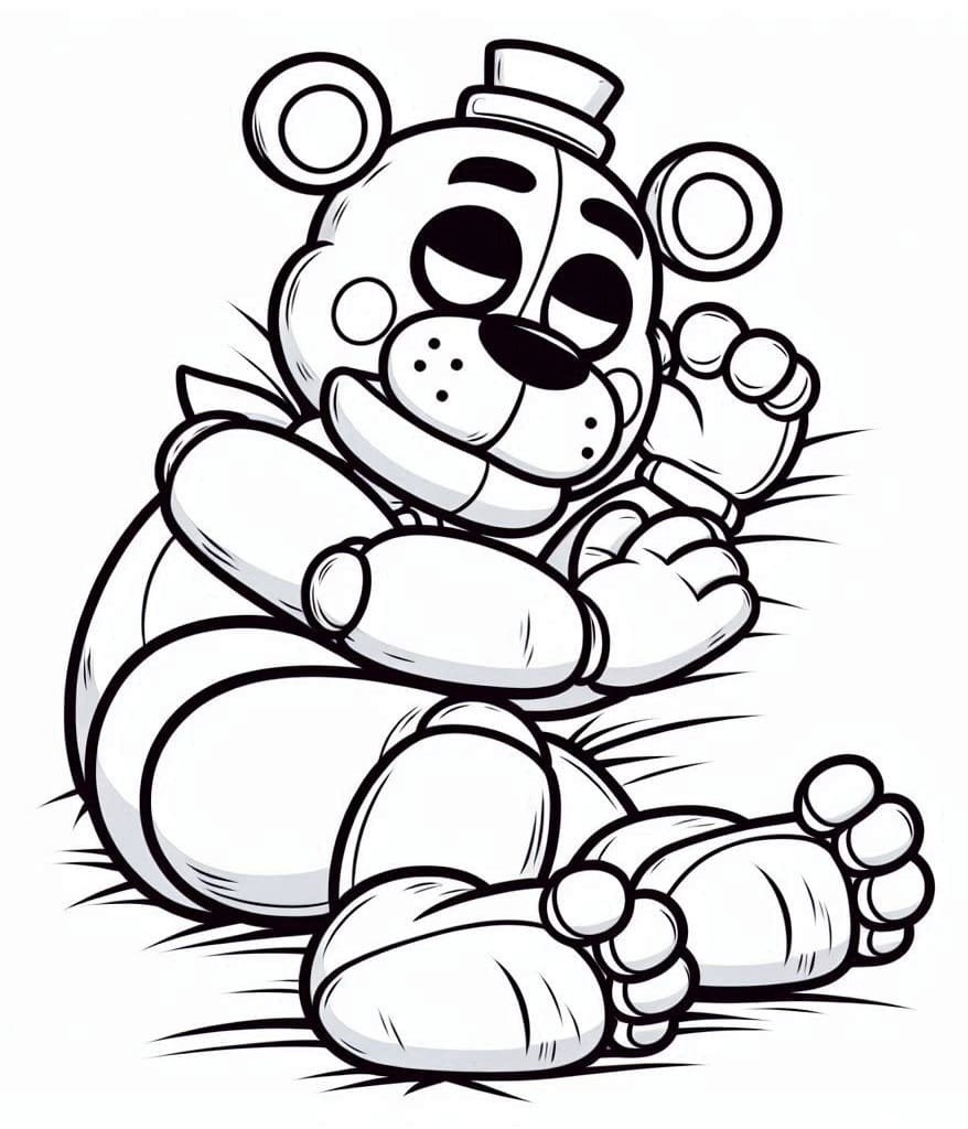 Sleeping Freddy Fazbear