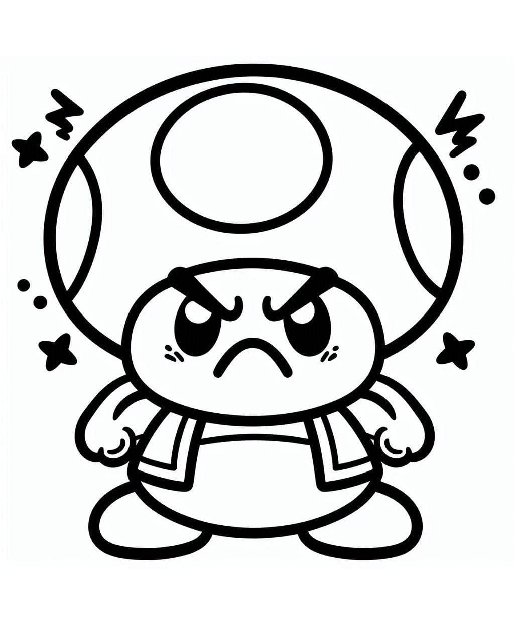 Toad Mario is Angry