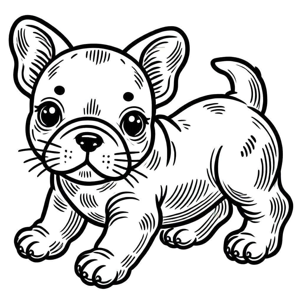 A Cute French Bulldog