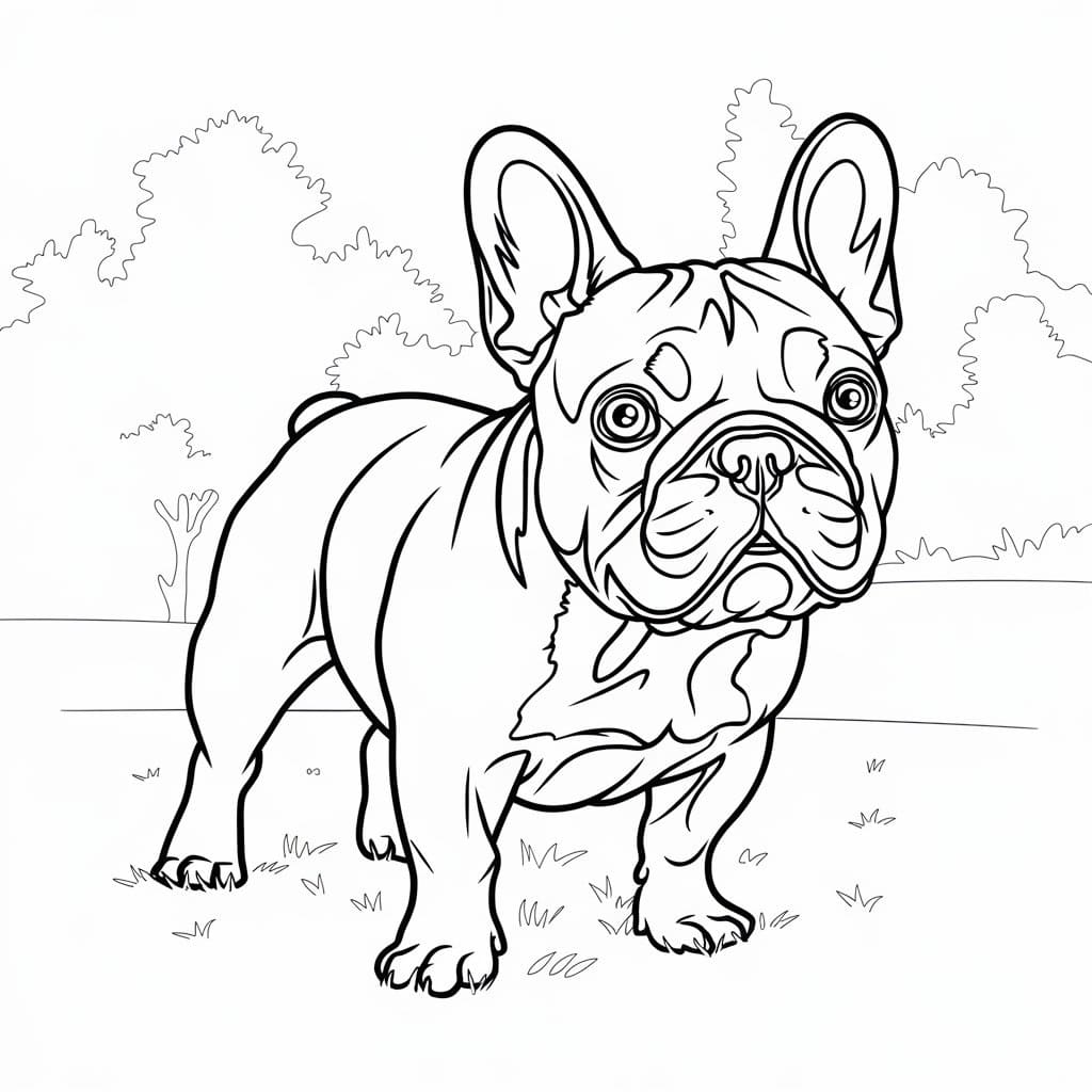 A French Bulldog