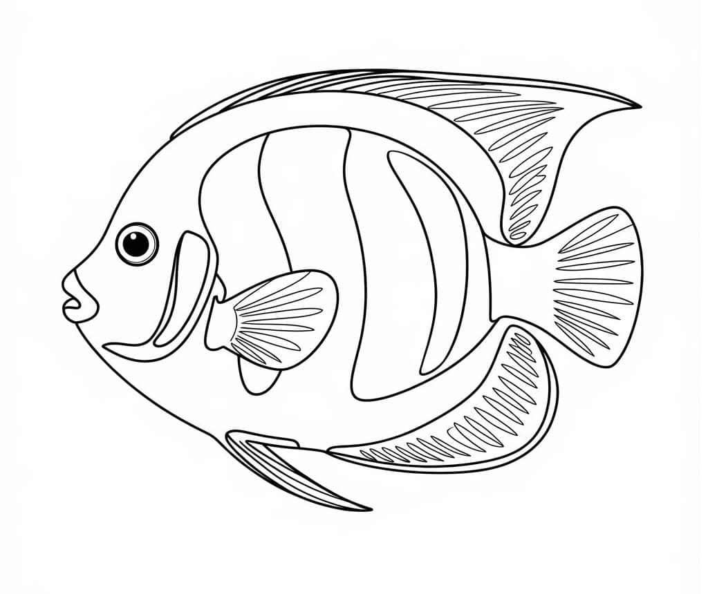 A Normal Angelfish