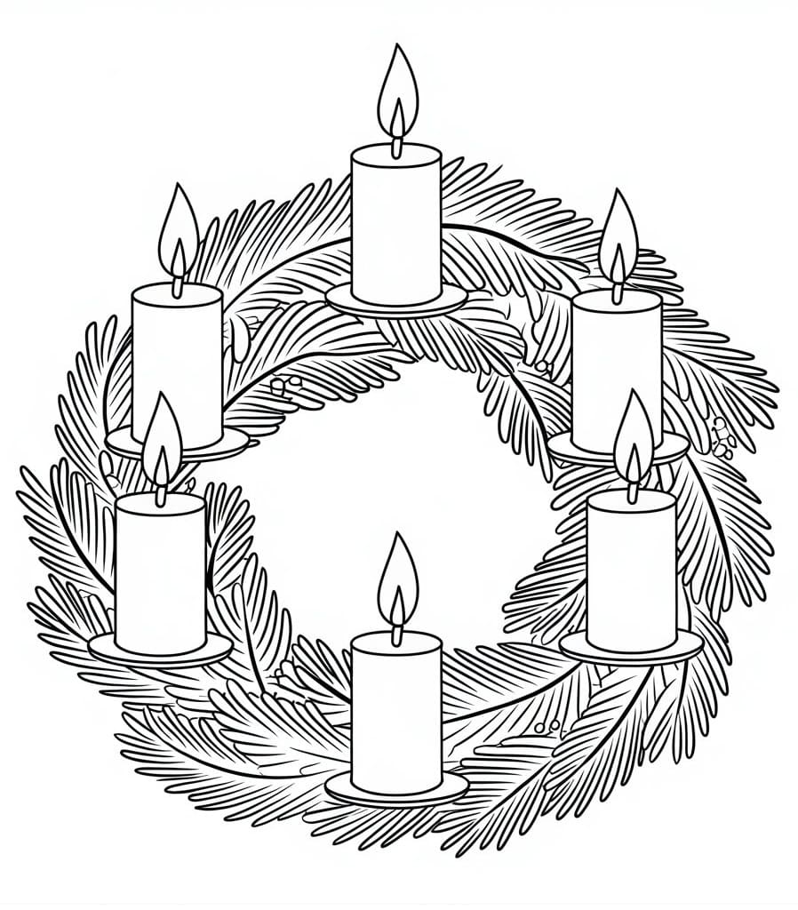 Advent Wreath and Candles