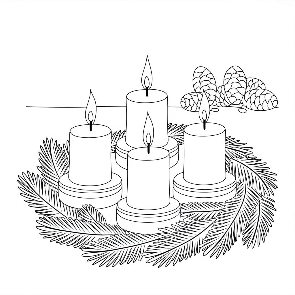 Advent Wreath For Kids