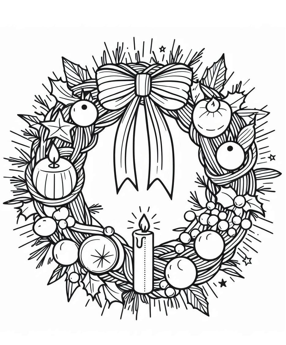 Advent Wreath Printable