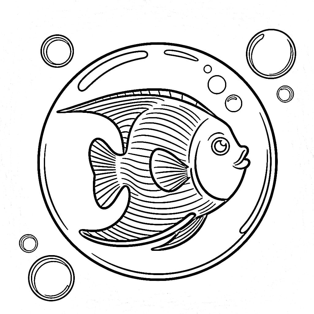 Angelfish For Free coloring page