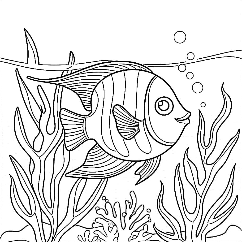 Angelfish Printable