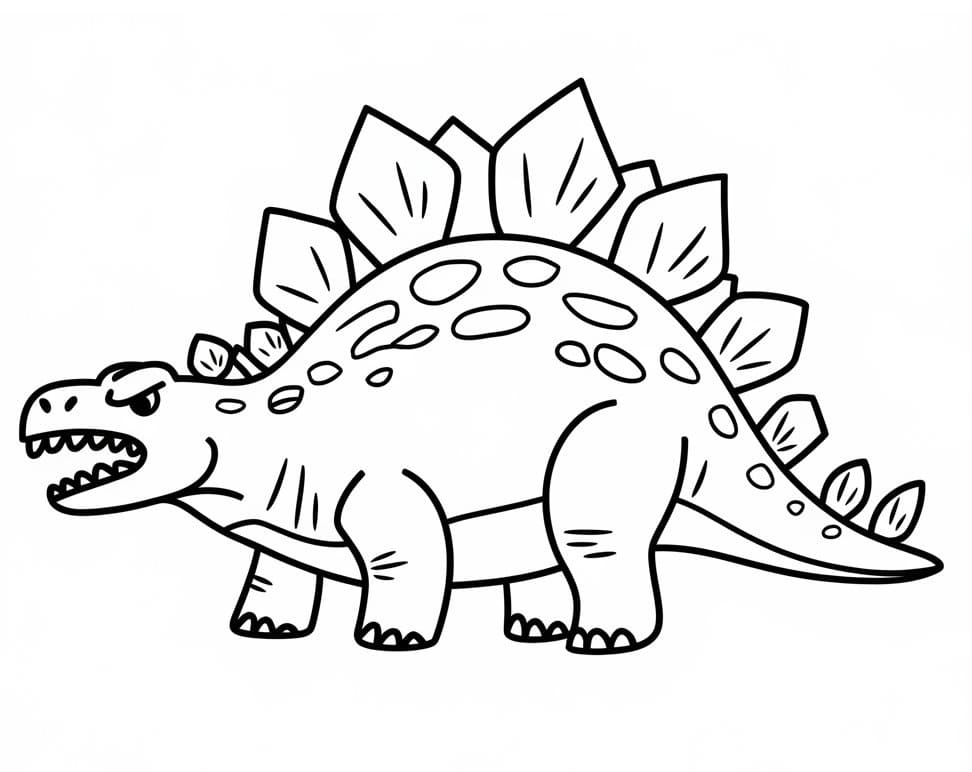 Angry Stegosaurus