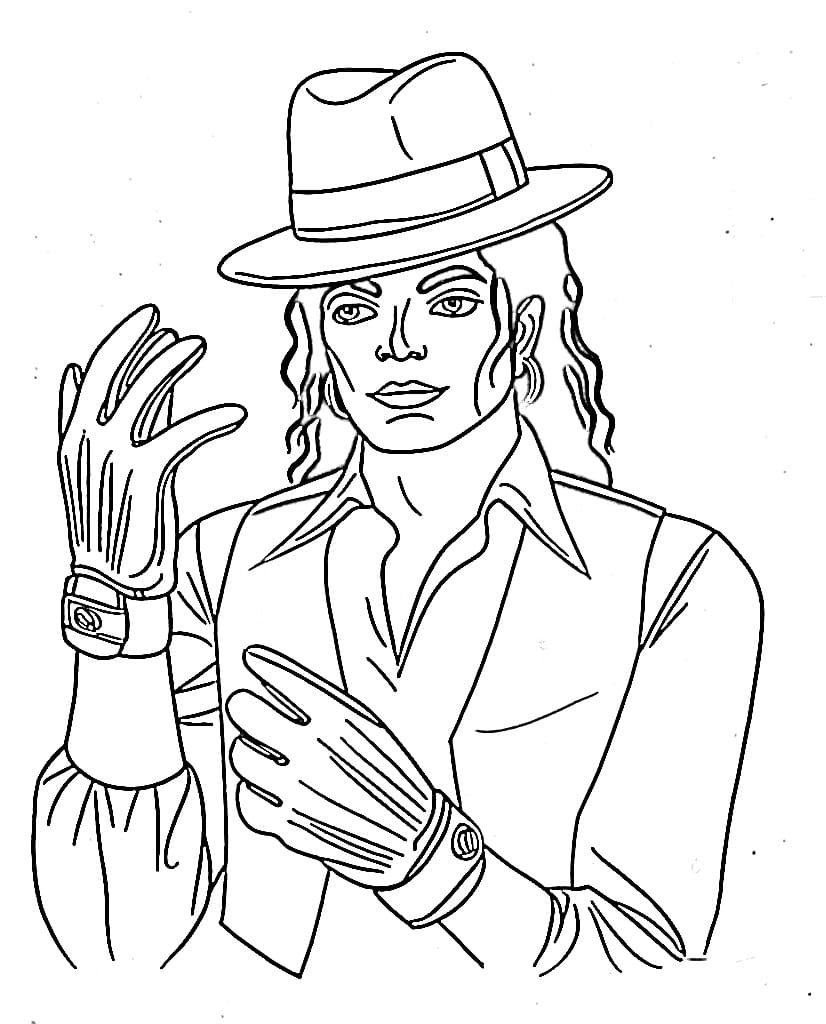 Michael Jackson coloring pages