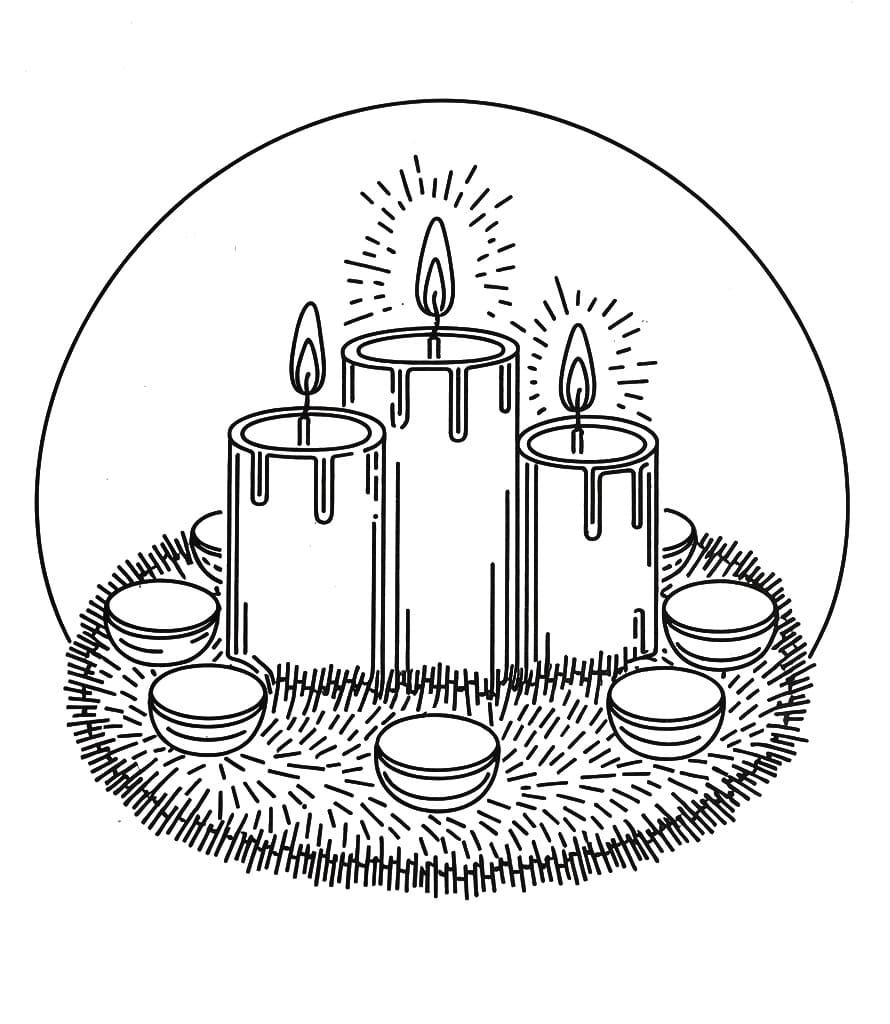 Basic Advent Wreath