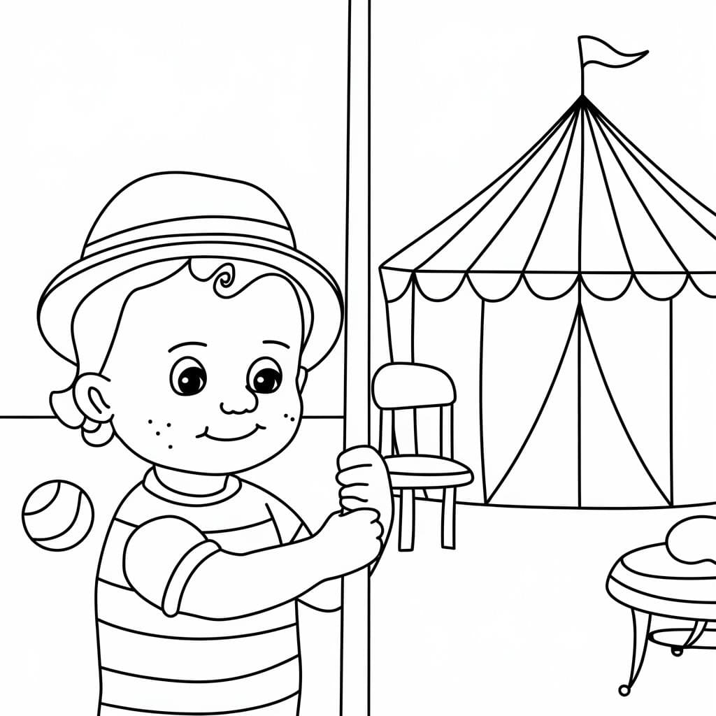 Boy at Circus