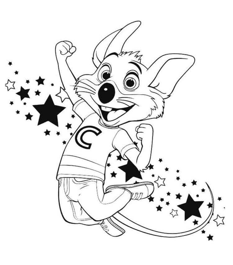 Cartoon Chuck E. Cheese