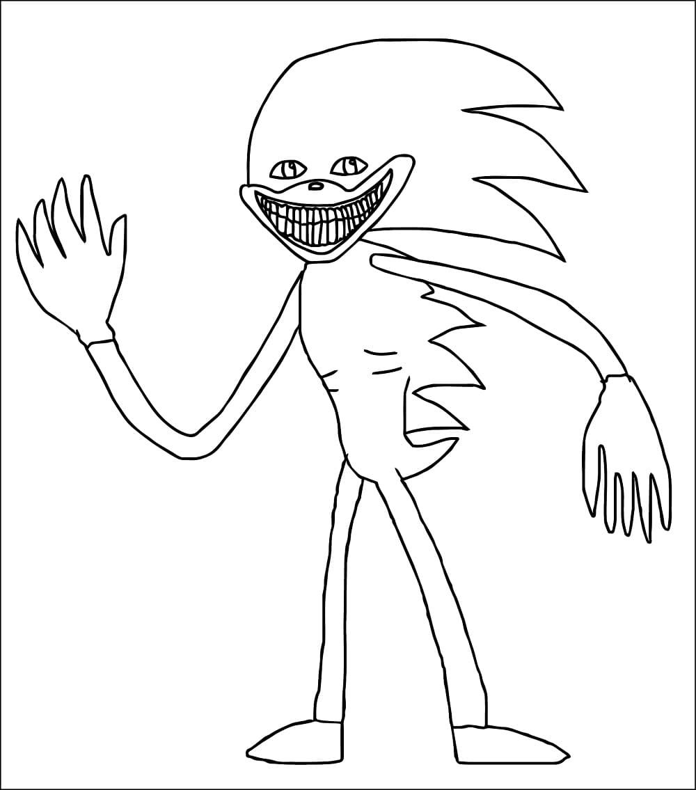 Cartoon Shin Sonic