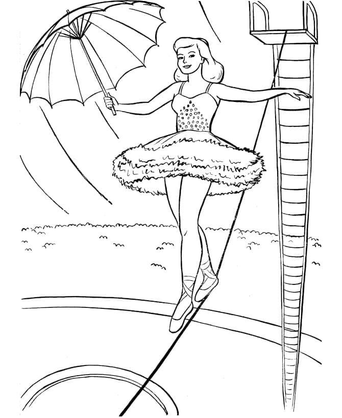 Circus Cool coloring page