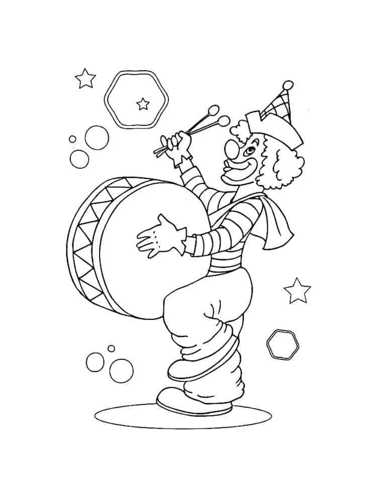 Circus Free coloring page