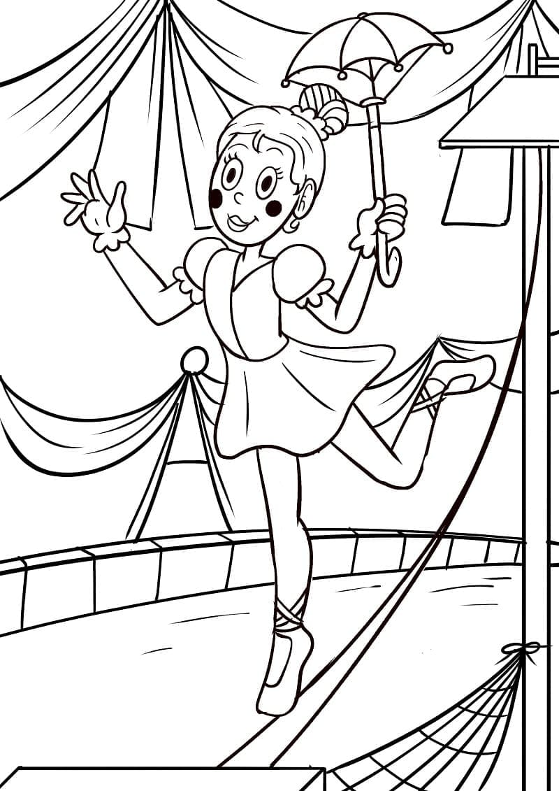 Circus Free Printable coloring page