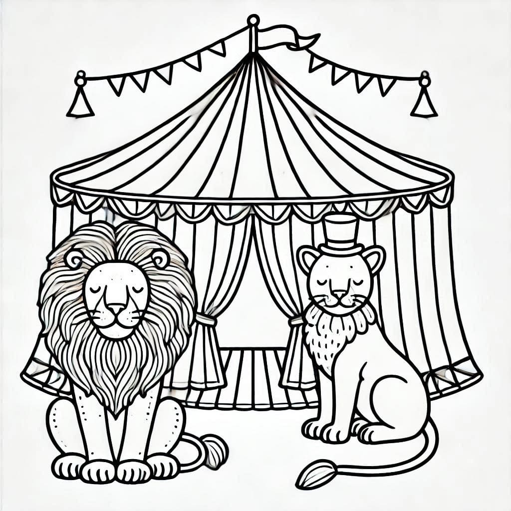 Circus Lions