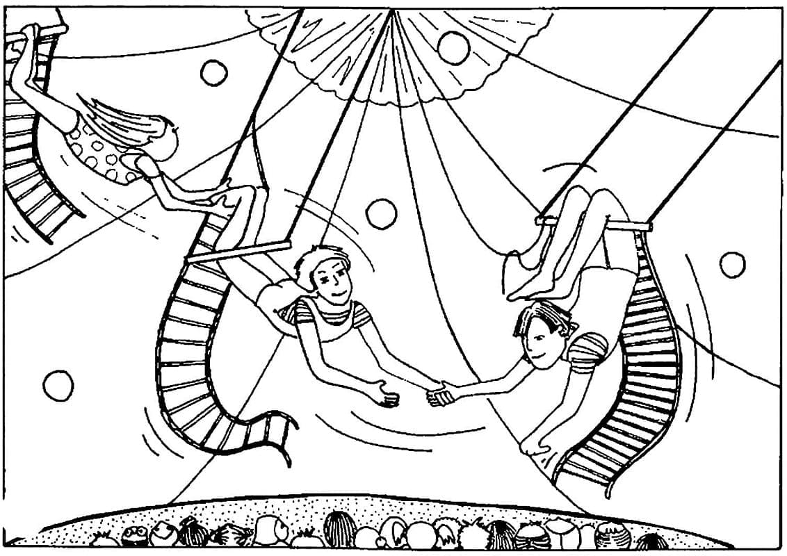 Cool Circus coloring page