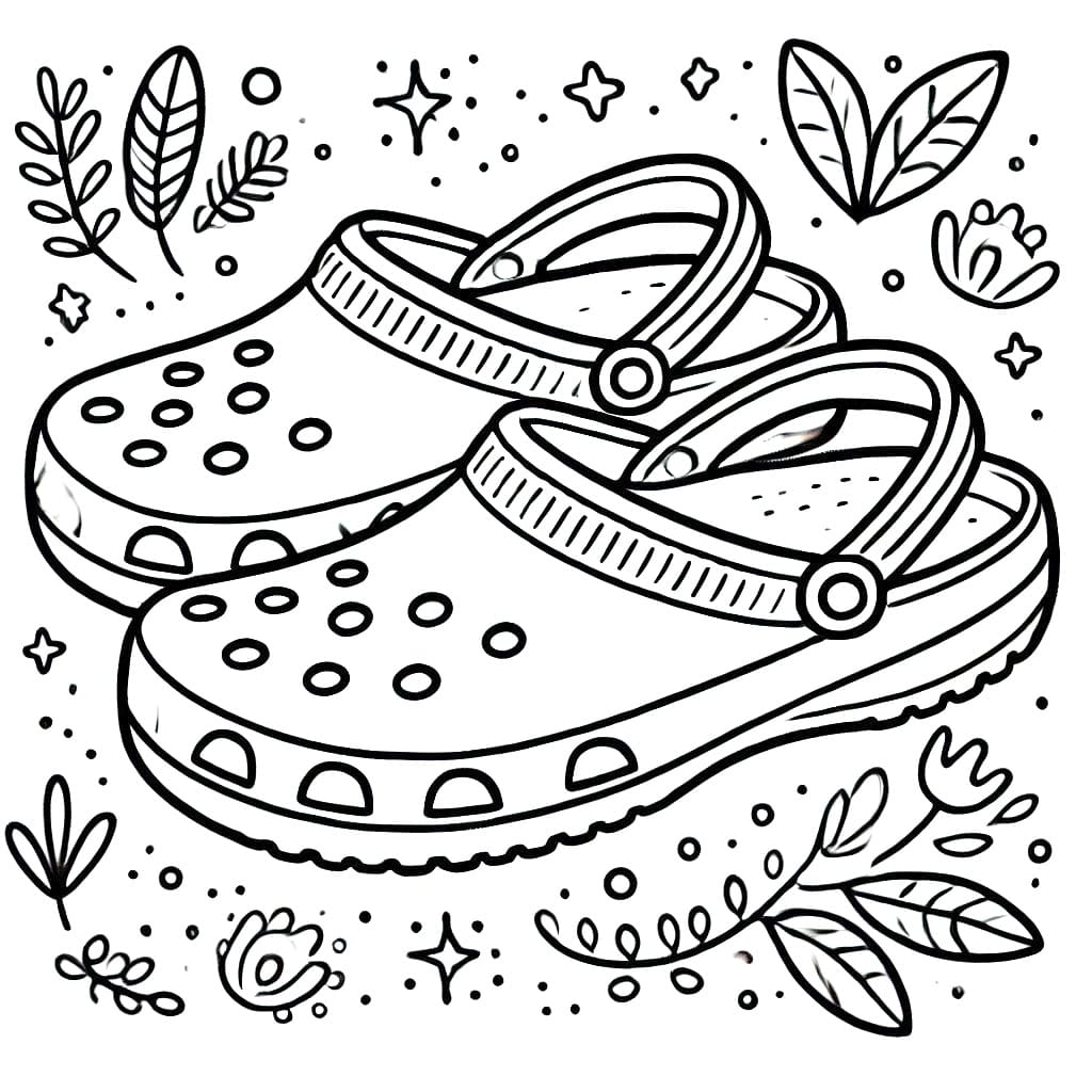 Crocs For Kids coloring page