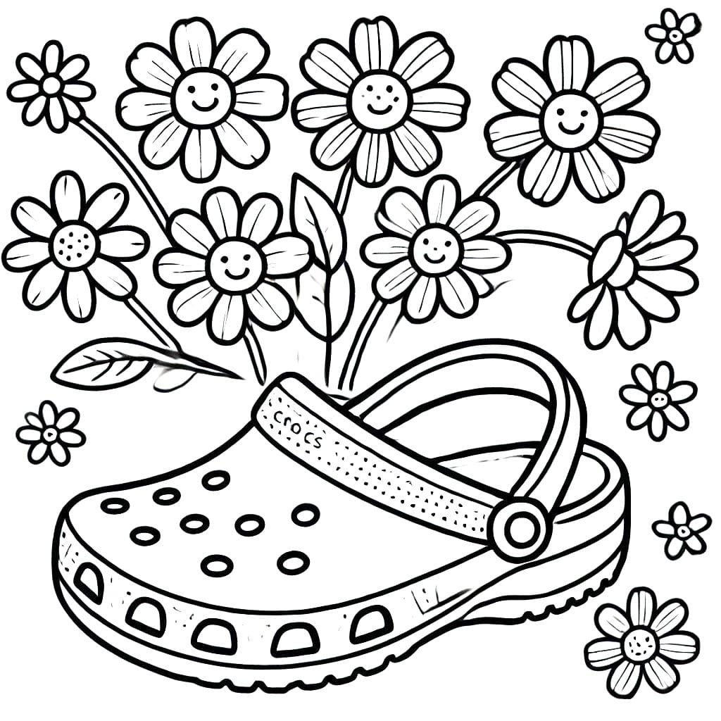 Crocs with Flowers