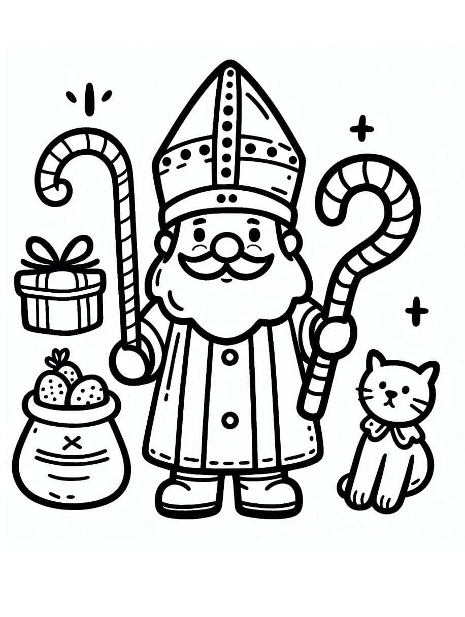 Cute Saint Nicholas