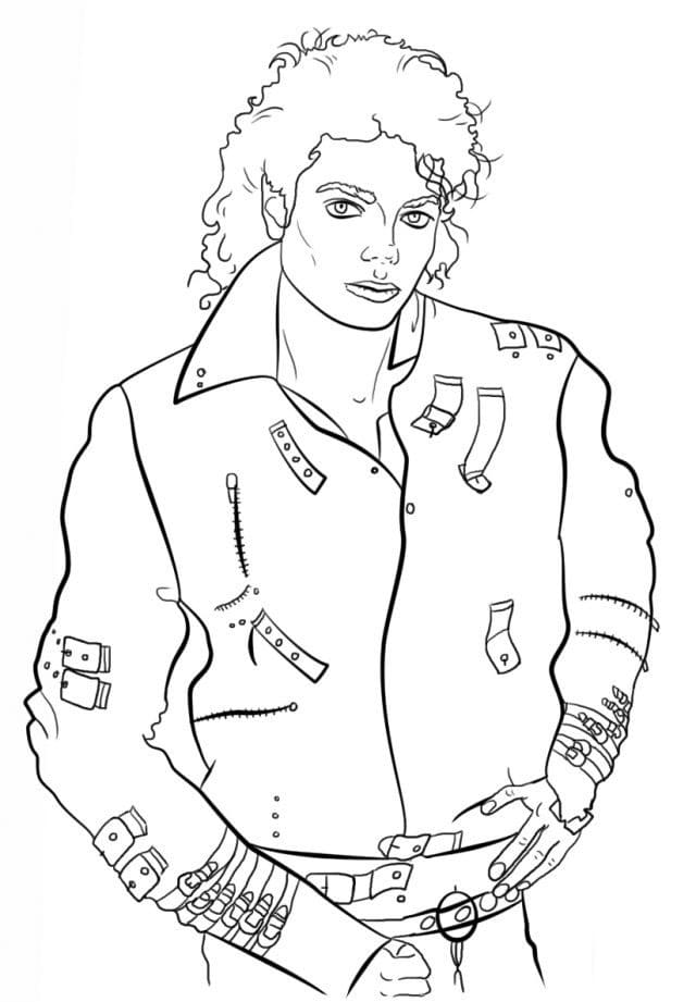 Drawing of Michael Jackson