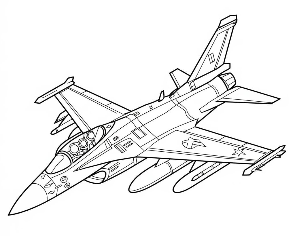 Fighter Jet Printable