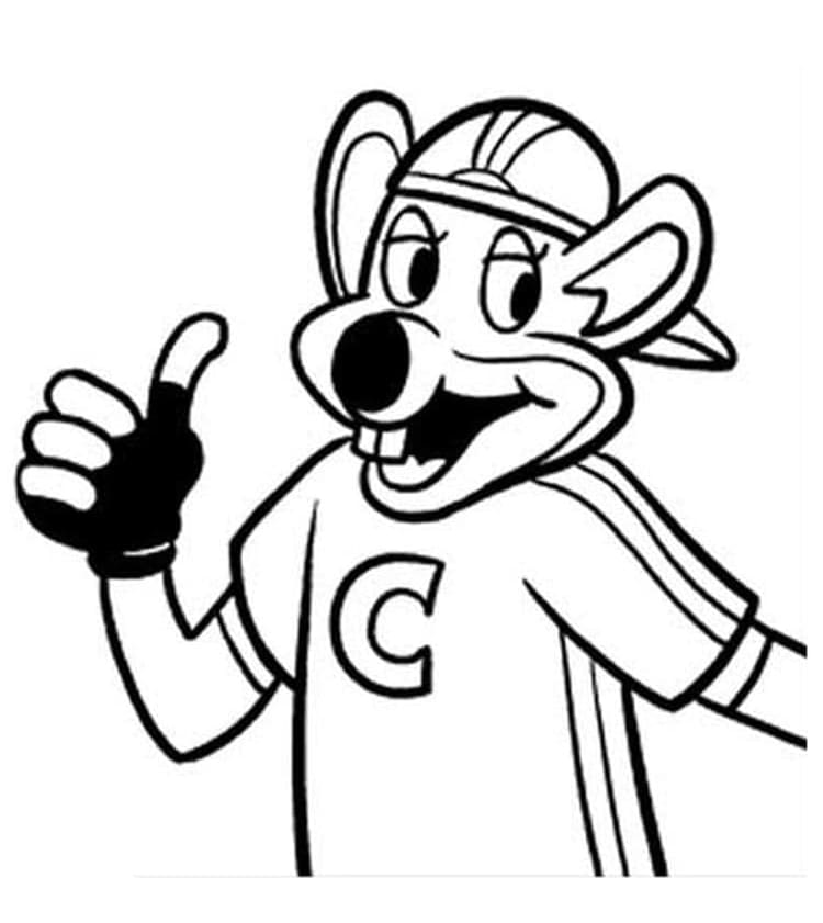 Free Drawing of Chuck E. Cheese