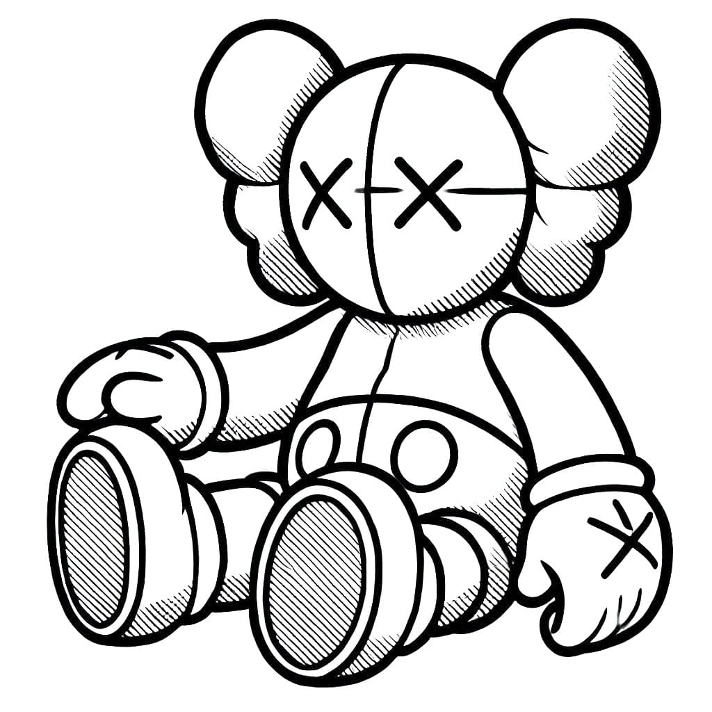 Free Drawing of Kaws