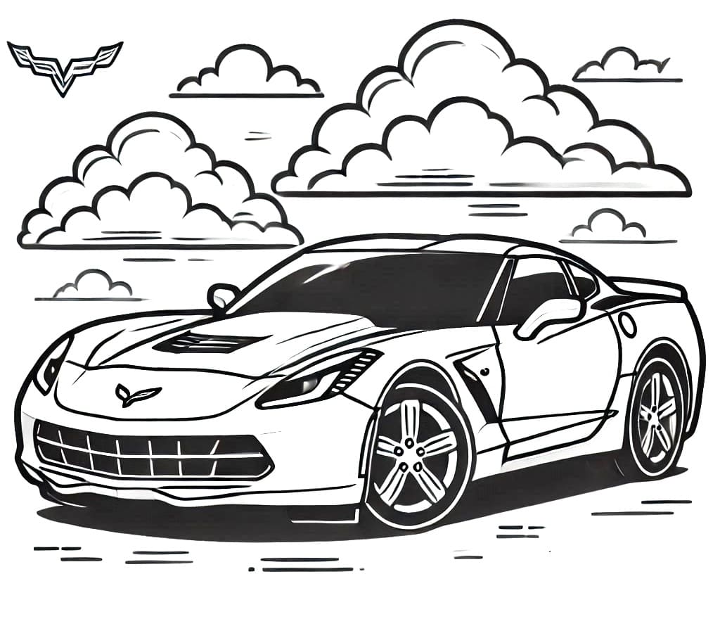 Free Printable Corvette