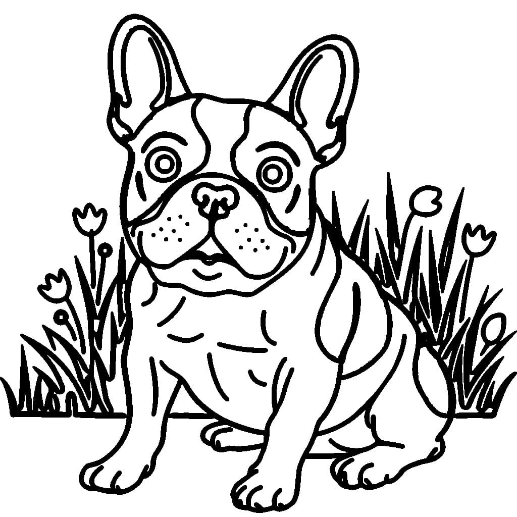 Free Printable French Bulldog