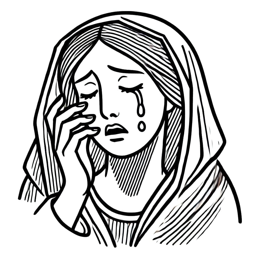 Free Weeping Woman Image