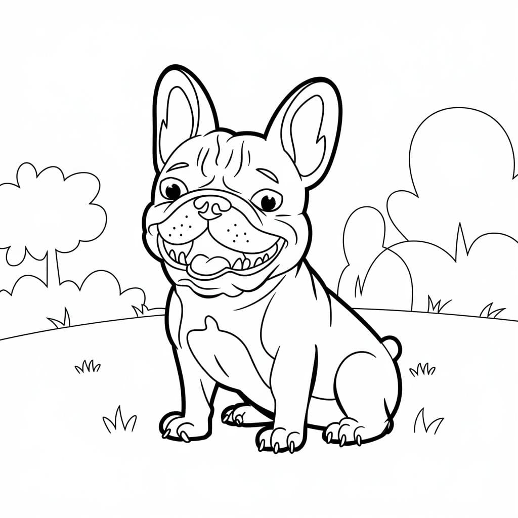 Happy French Bulldog