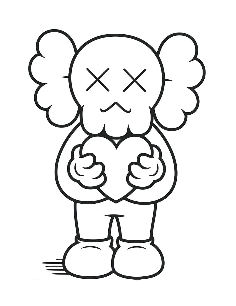 Kaws with Heart