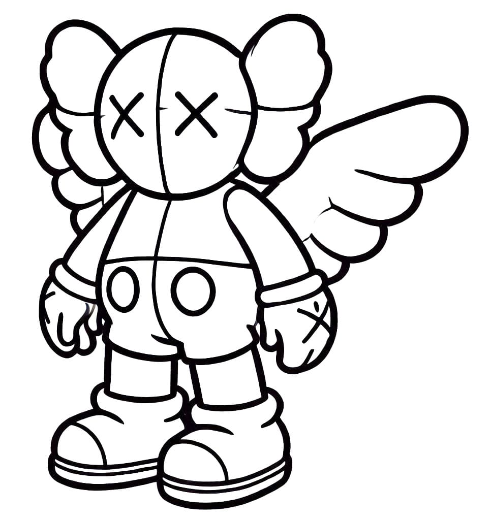 Kaws with Wings