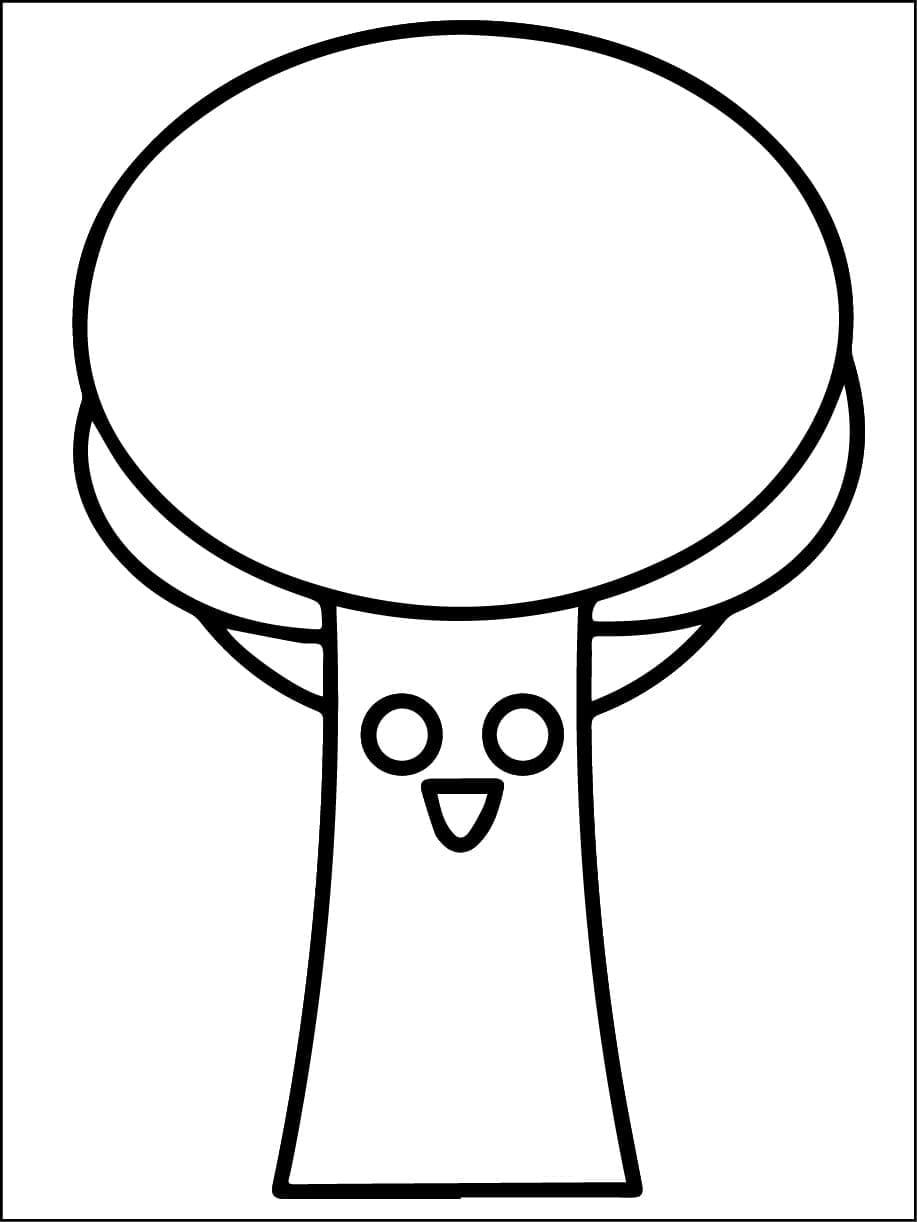 Mr. Tree from Incredibox Sprunki coloring page