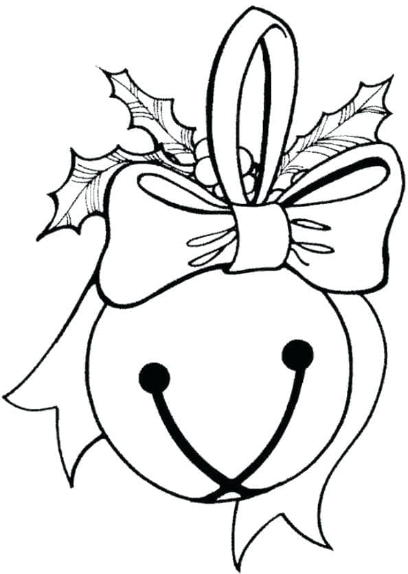 Polar Express Bell coloring page