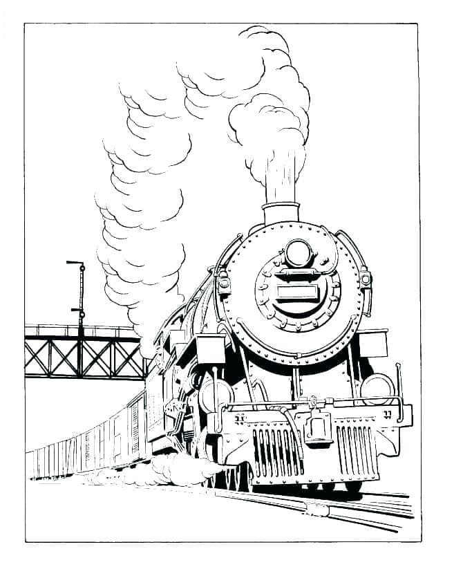 Polar Express Image coloring page