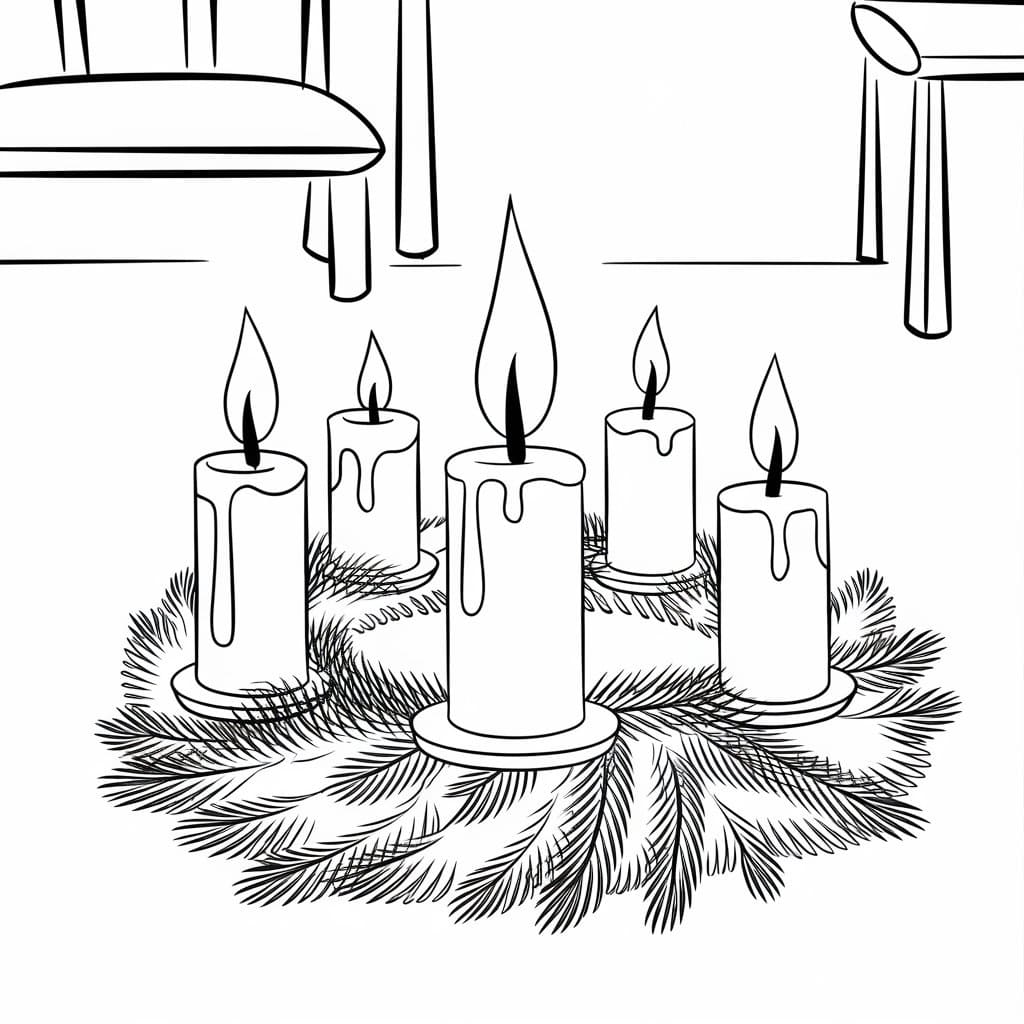 Print Advent Wreath