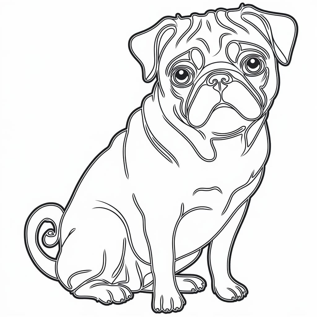 Print Pug