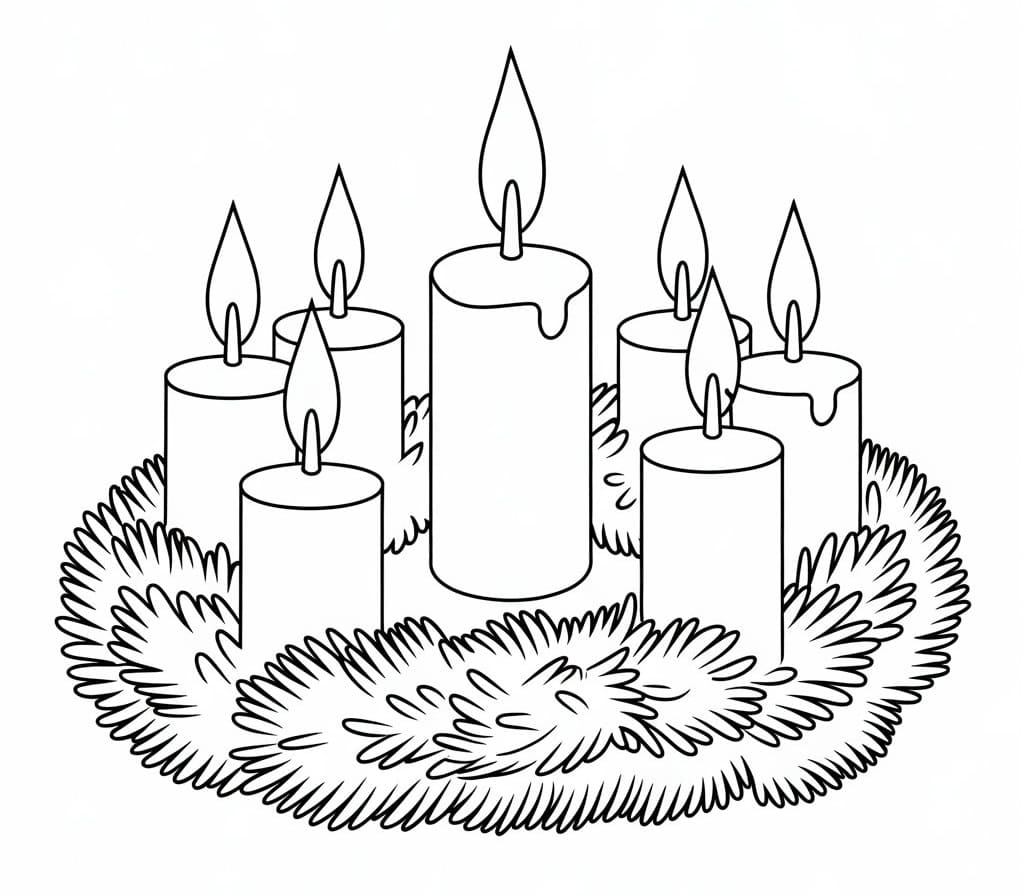 Printable Advent Wreath