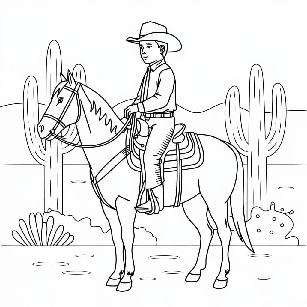 Printable Cowboy