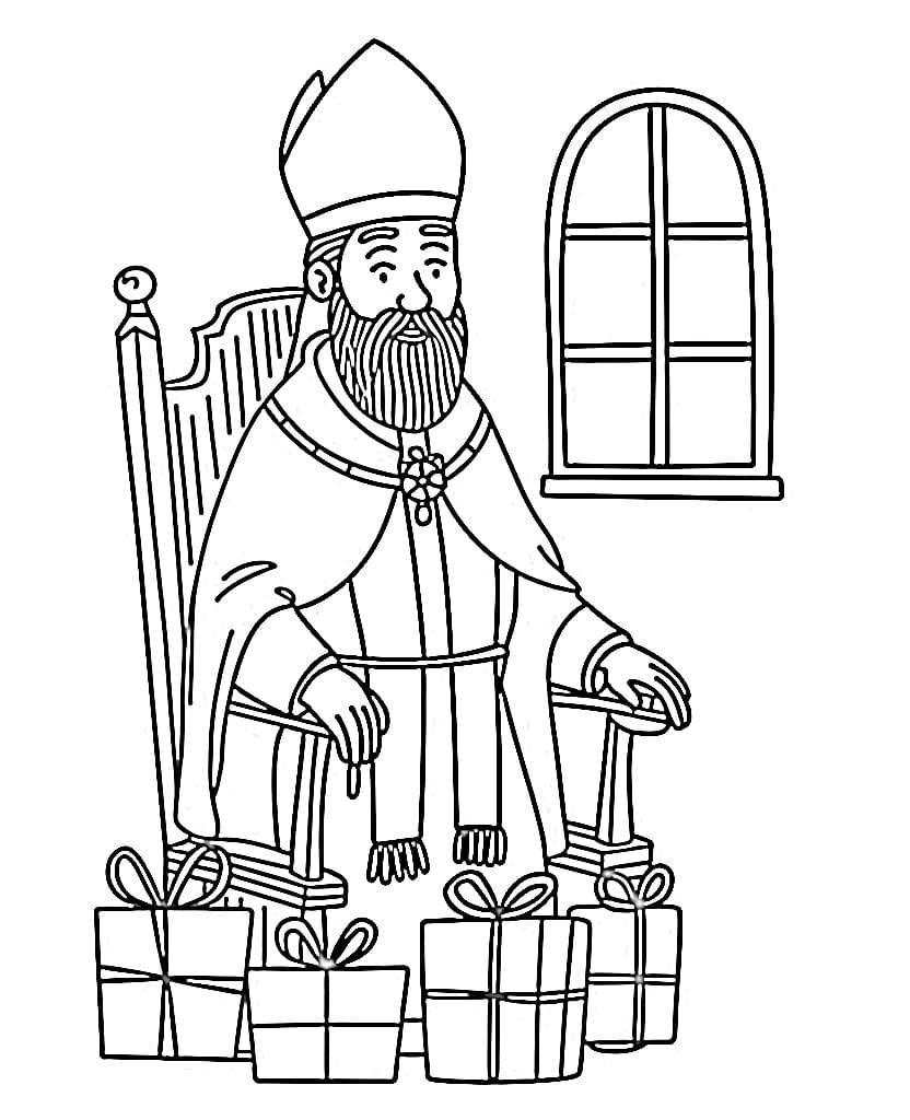 Saint Nicholas and Gifts