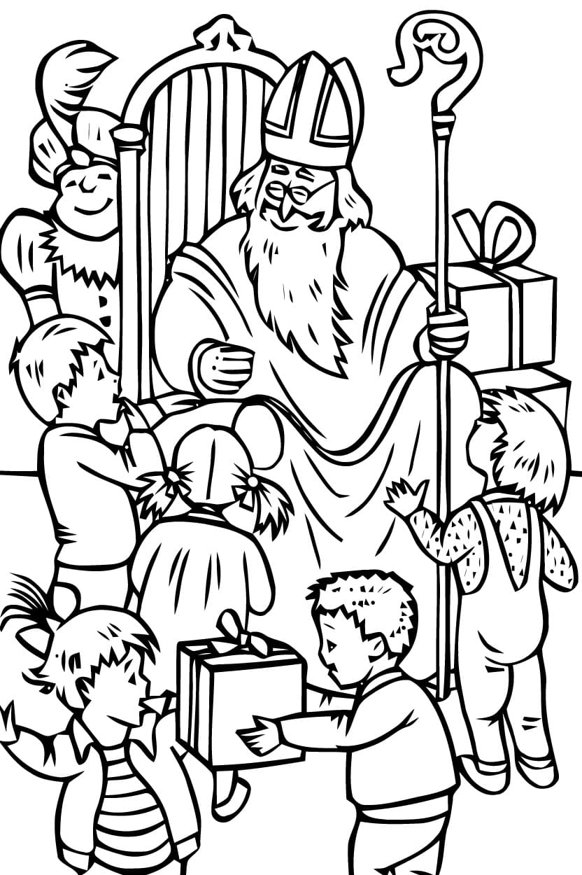 Saint Nicholas and Kids