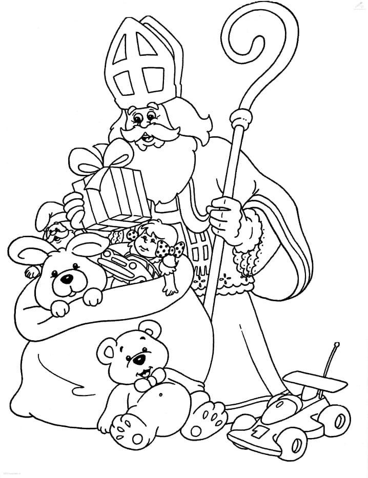 Saint Nicholas and Toys