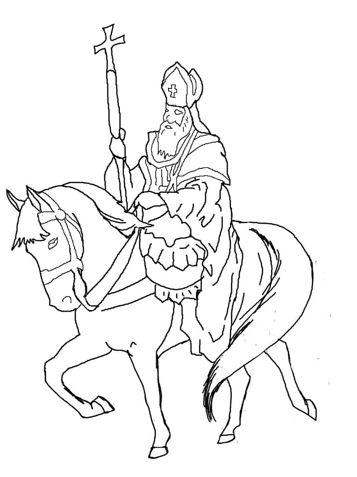 Saint Nicholas on Horse