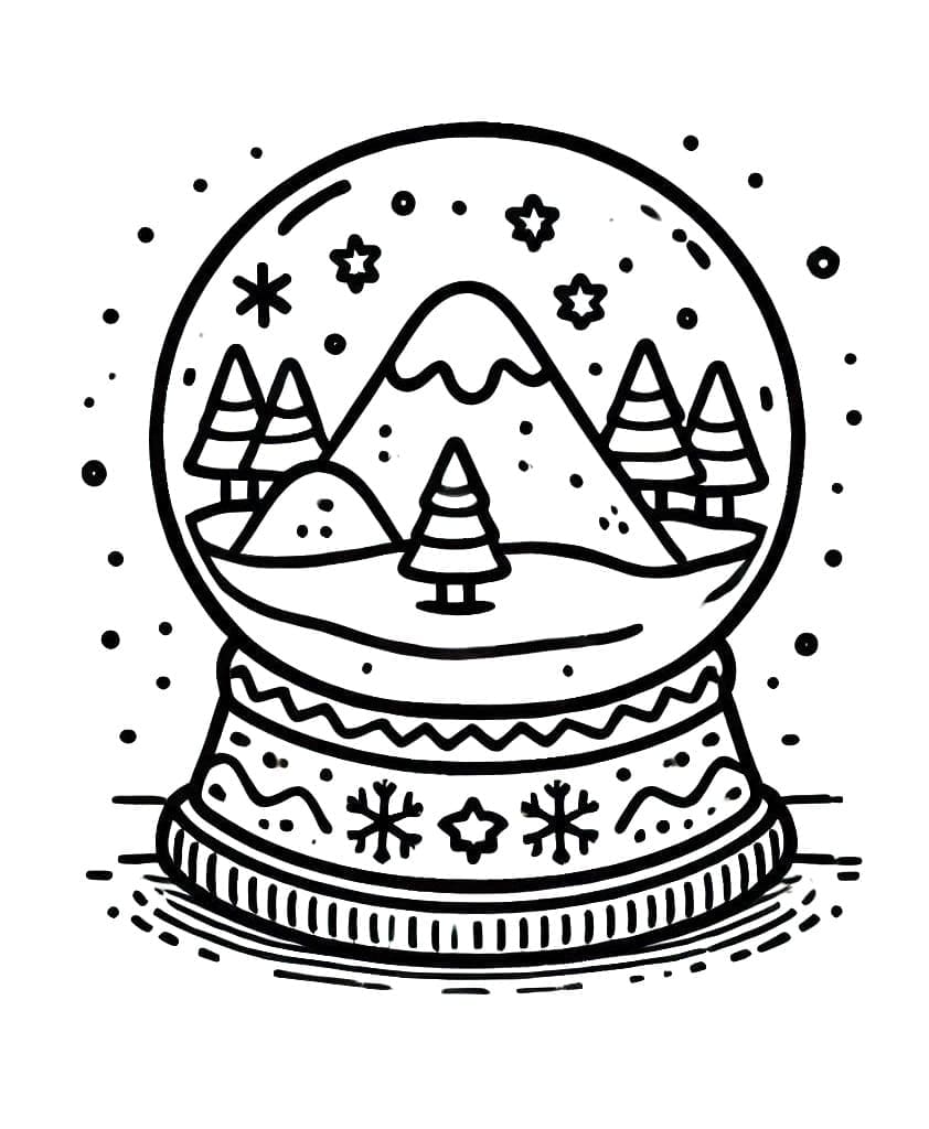 Simple Snow Globe