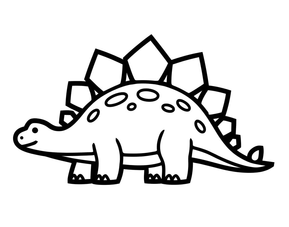 Simple Stegosaurus