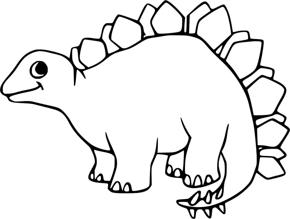 Smiling Stegosaurus