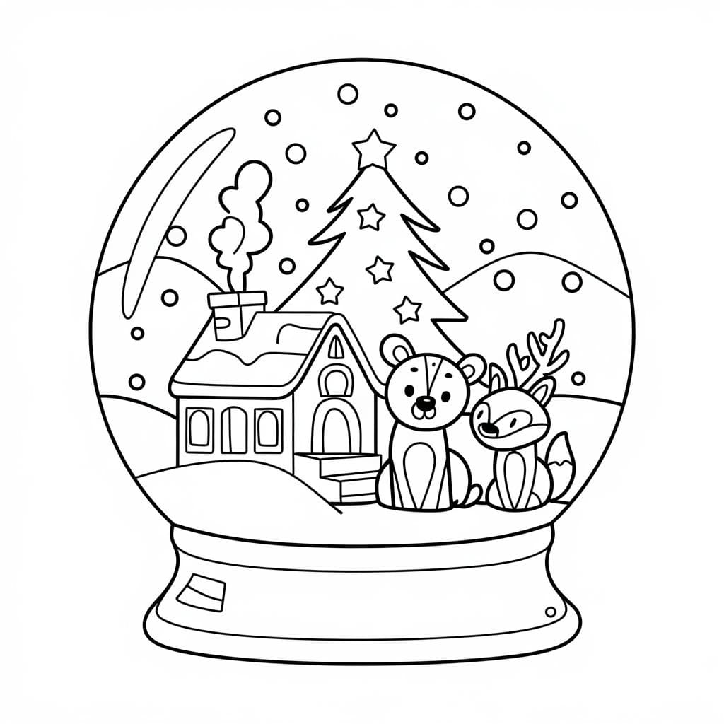 Snow Globe Free For Kids