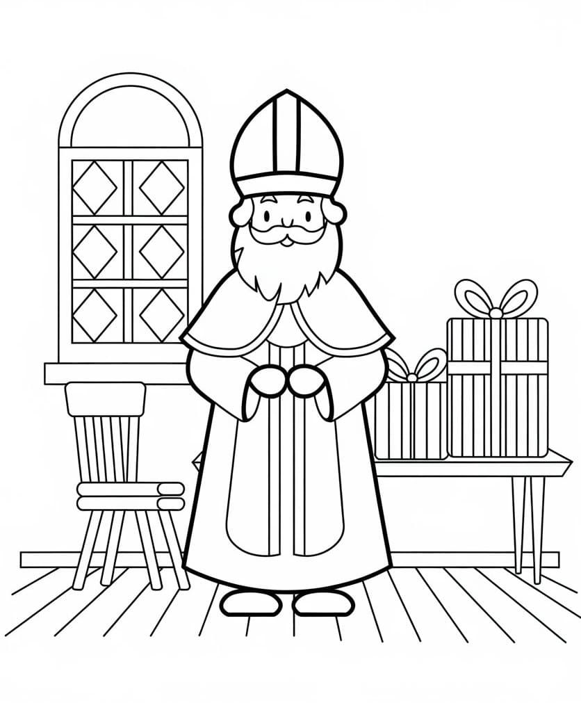 St. Nicholas Day coloring pages